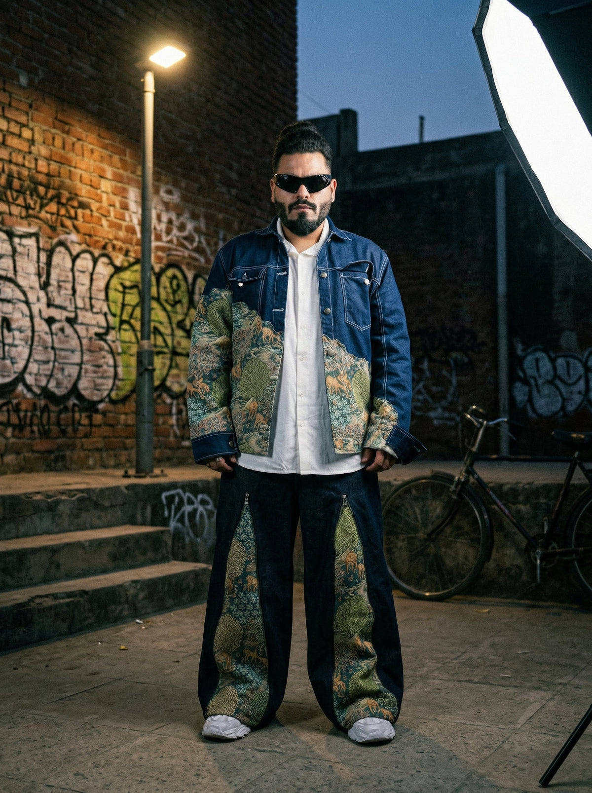 Denim Vantara Jacket ( Cord Set )