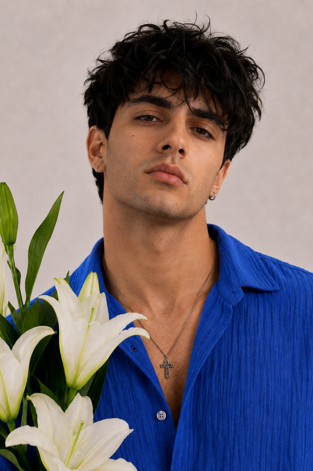 Blue Gauze Shirt
