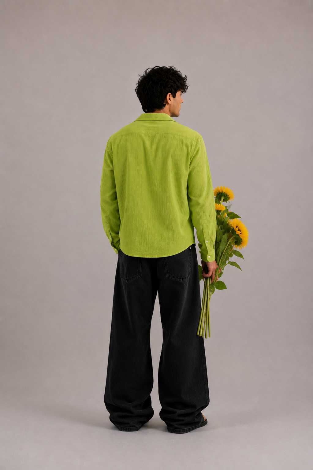 Green Gauze Shirt