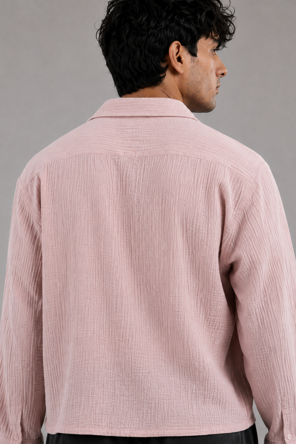 Pale Pink Gauze Shirt
