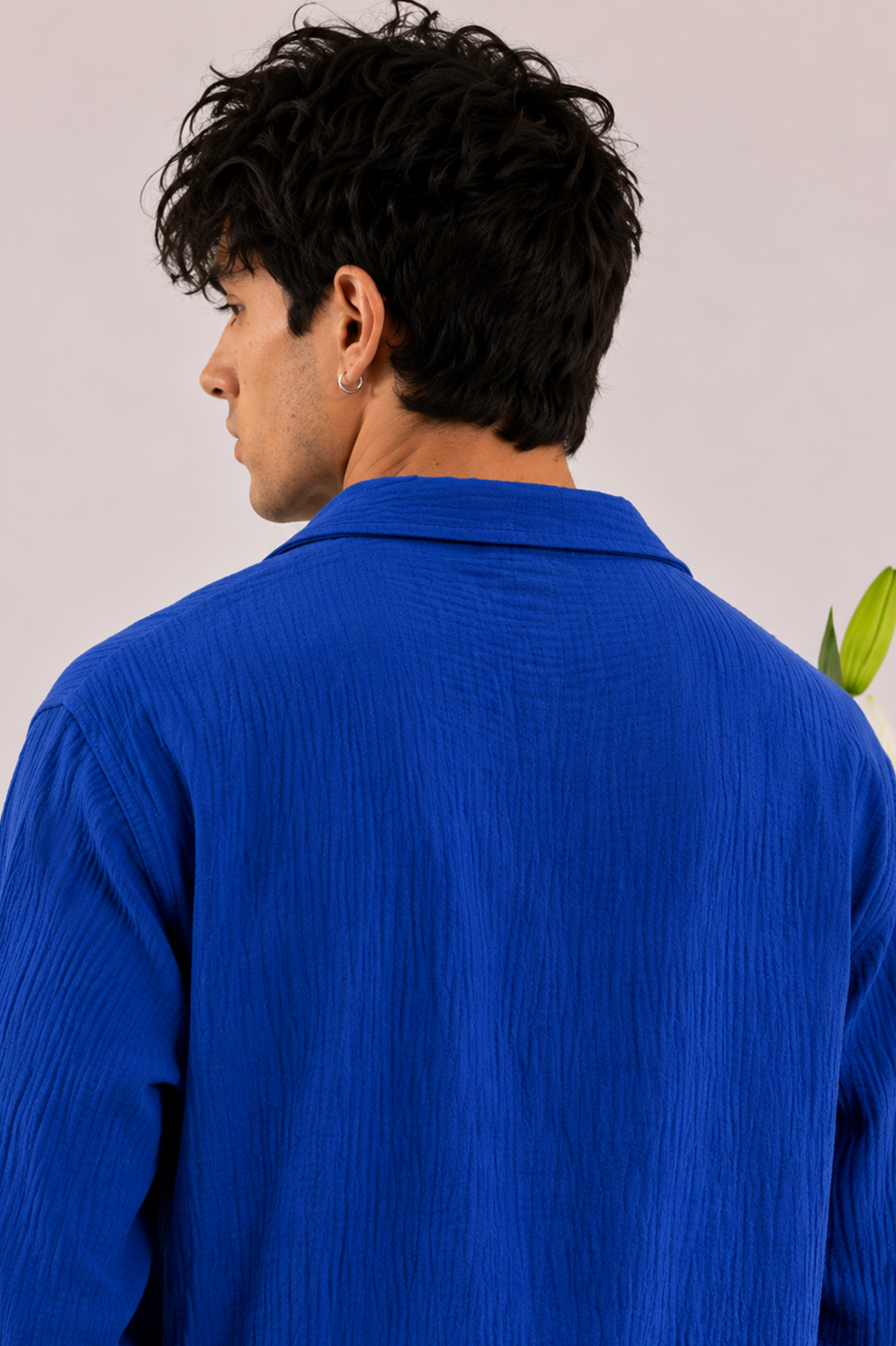 Blue Gauze Shirt