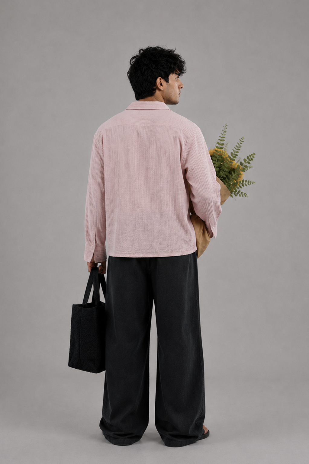Pale Pink Gauze Shirt