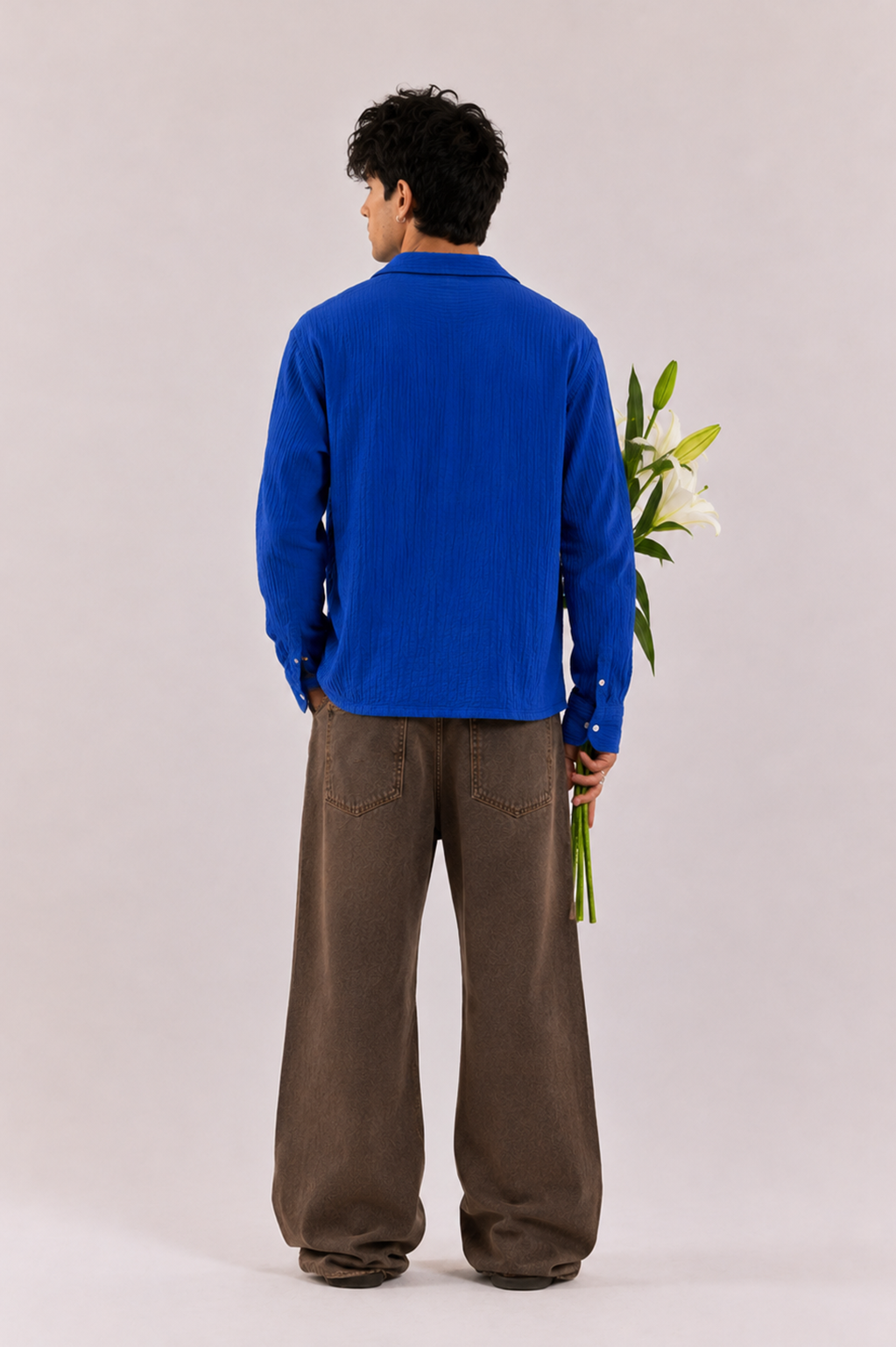 Blue Gauze Shirt