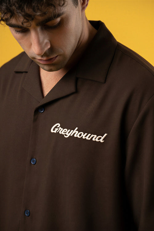 Caffeine and Chaos Bowling Shirt