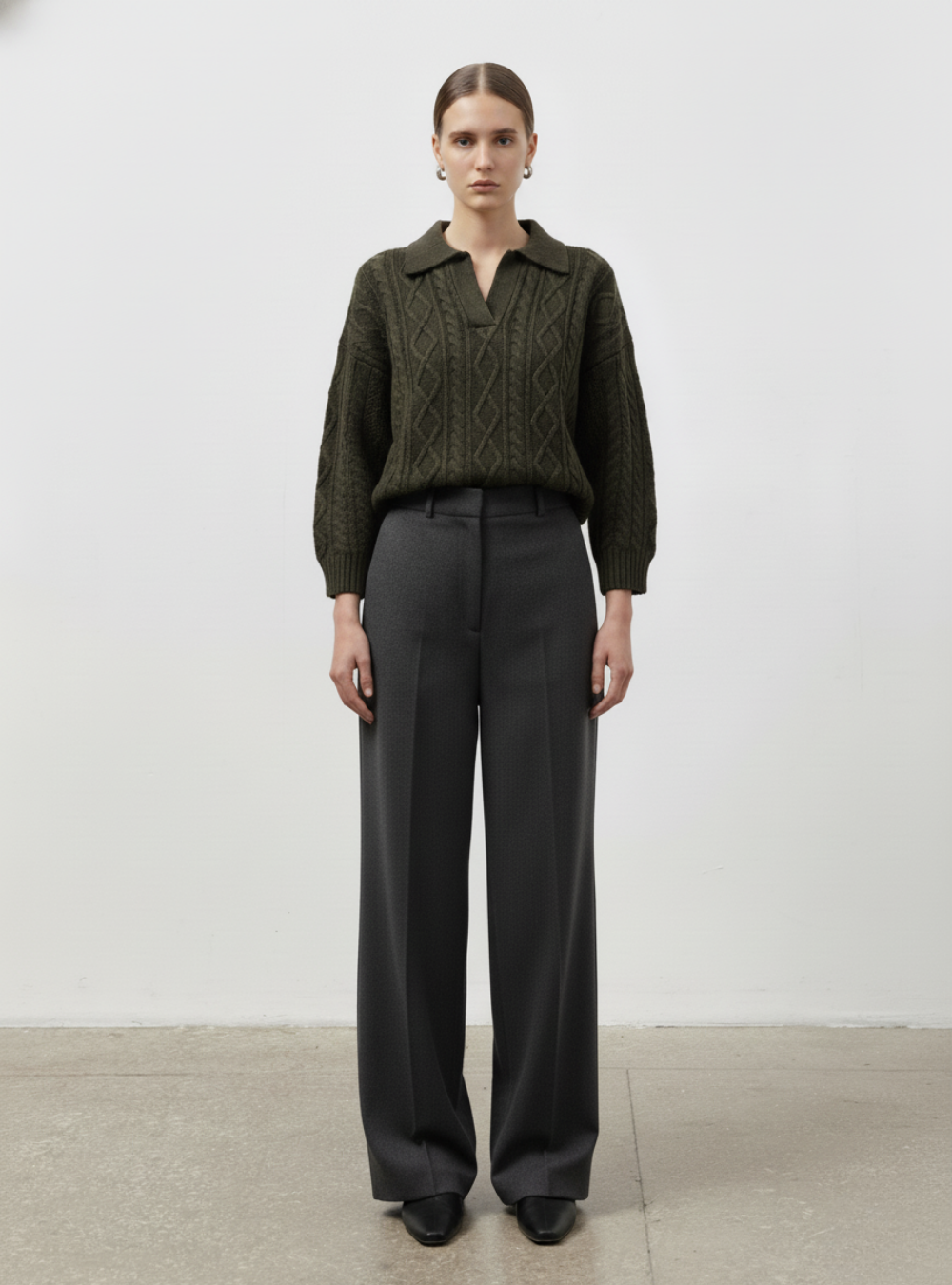 OLIVE TRAIL SWEATER