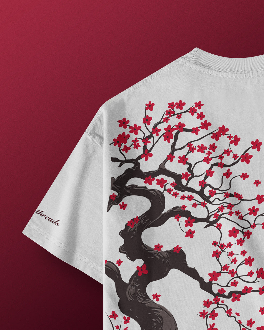 Red Paradise Oversized T-Shirt